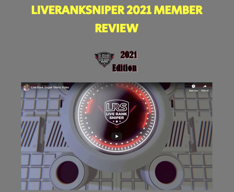 LiveRankSniper 2021 Member Thumbnail