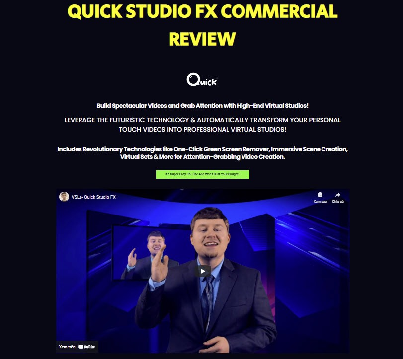 Quick Studio FX Commercial Thumbnail